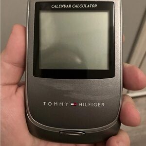 Tommy Hilfiger Silver Desk Calculator